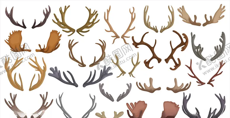 编号：73528006261822193312【酷图网】源文件下载-鹿角