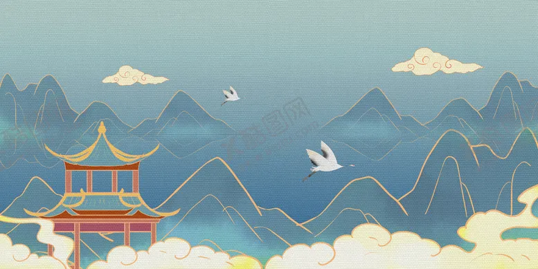 编号：15720810092053441496【酷图网】源文件下载-国潮背景