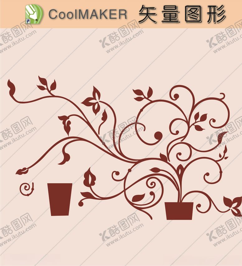 编号：15744809221737238516【酷图网】源文件下载-花草剪纸花草壁纸简洁手绘