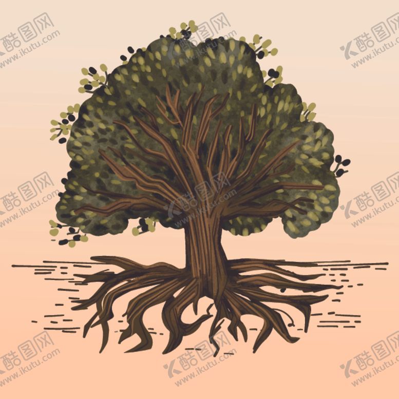 编号：77723006171413094595【酷图网】源文件下载-树手绘树