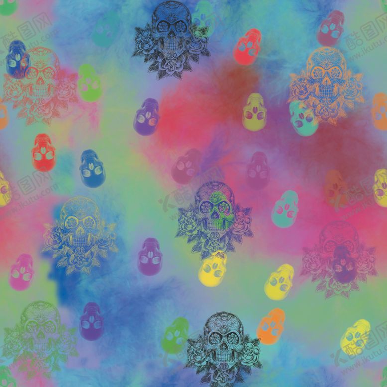 编号：71774206260854588105【酷图网】源文件下载-扎染原创