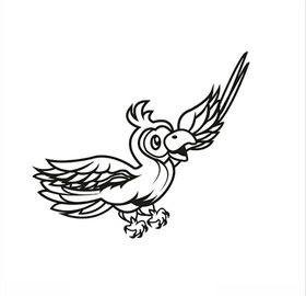 服装底纹鹦鹉长颈鹿印花图案