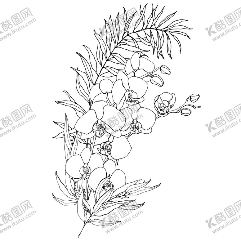 编号：74460110241817246475【酷图网】源文件下载-植物花朵装饰图案