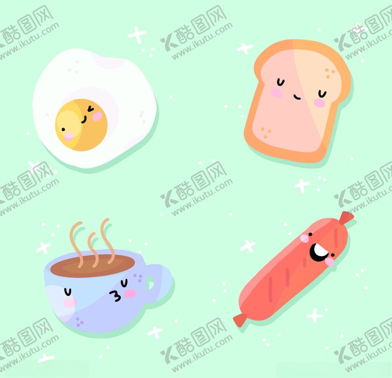 编号：30858807031916017356【酷图网】源文件下载-可爱食物