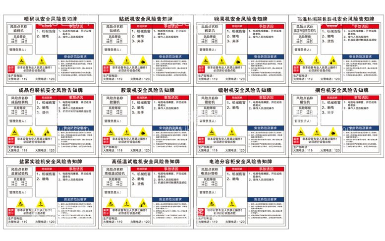 编号：21918711261317075016【酷图网】源文件下载-风险告知牌