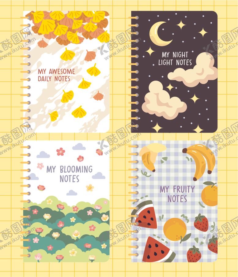 编号：81758209260843279670【酷图网】源文件下载-卡通图案笔记本封面