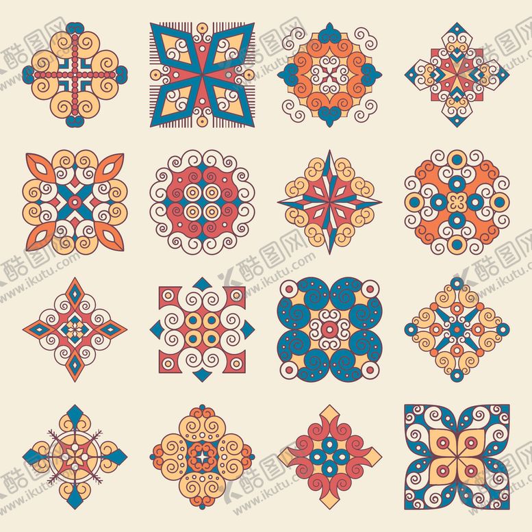 编号：40237909190404232448【酷图网】源文件下载-古典花纹