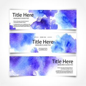 商务风格横幅设计模板