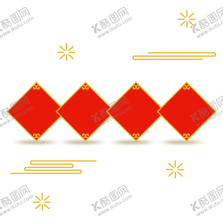 编号：11060404010149435213【酷图网】源文件下载-新年海报背景元素PNG素材