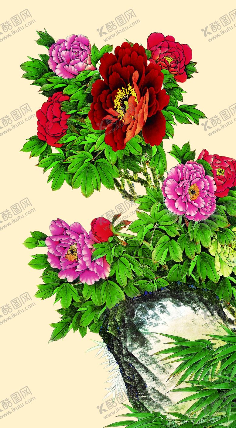 编号：23793810232332145792【酷图网】源文件下载-牡丹花