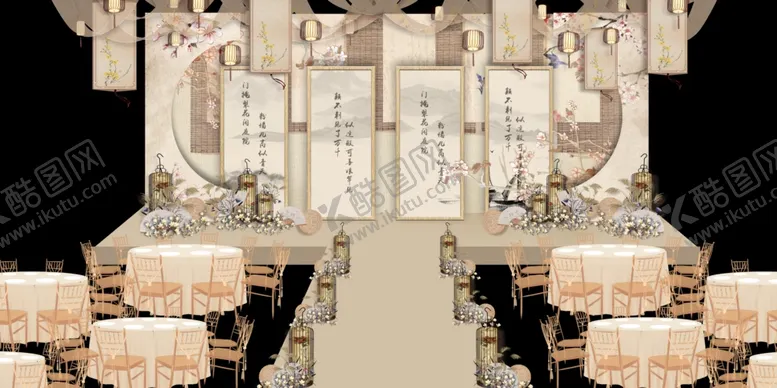 编号：57791605041023336956【酷图网】源文件下载-香槟色婚礼