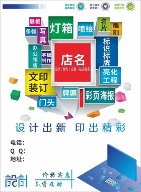 创意店铺招牌设计展示