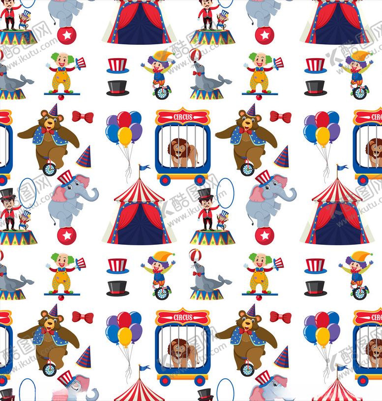 编号：65736410080947252551【酷图网】源文件下载-欢乐马戏团背景