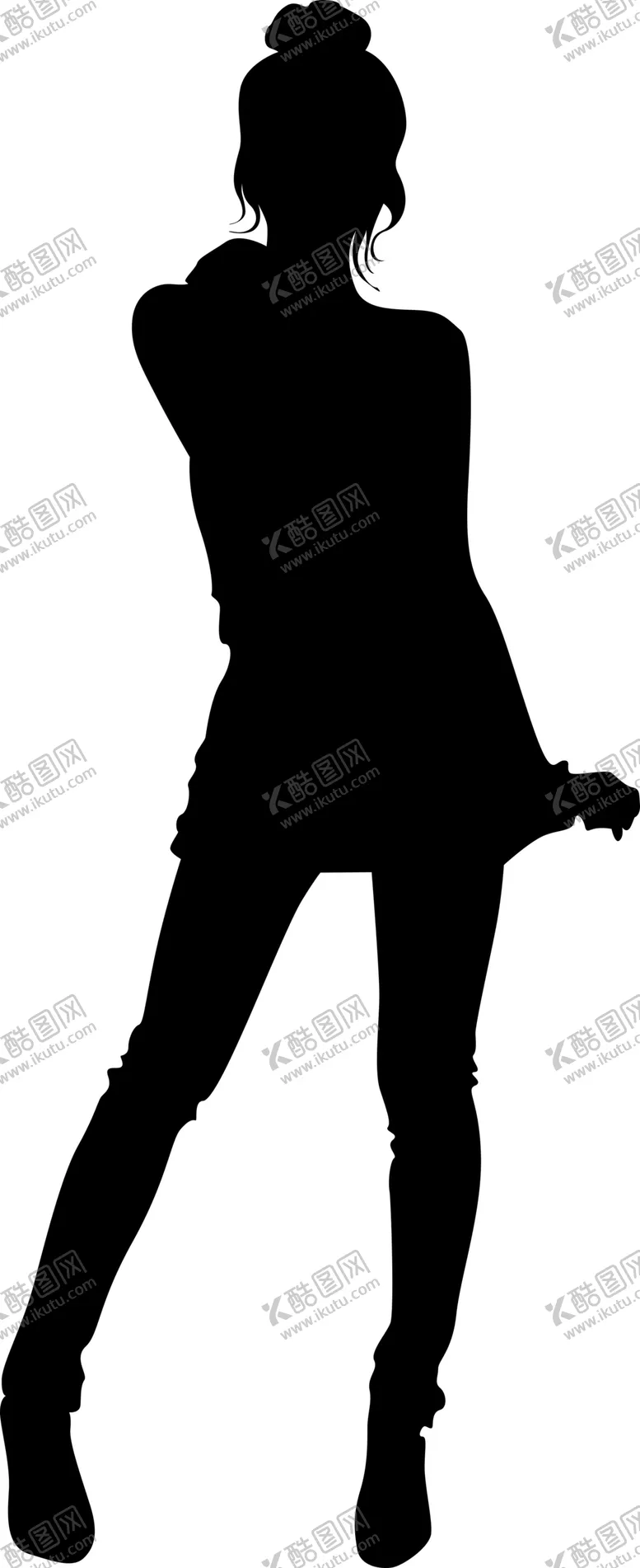 编号：89531304191154258122【酷图网】源文件下载-美女剪影