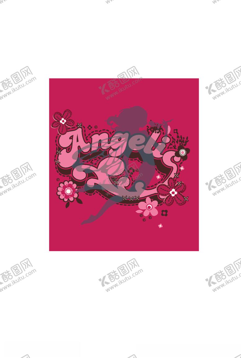 编号：54861105072217479364【酷图网】源文件下载-女装人物印花