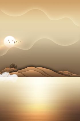 中式海报背景