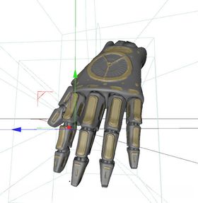 C4D模型机械手