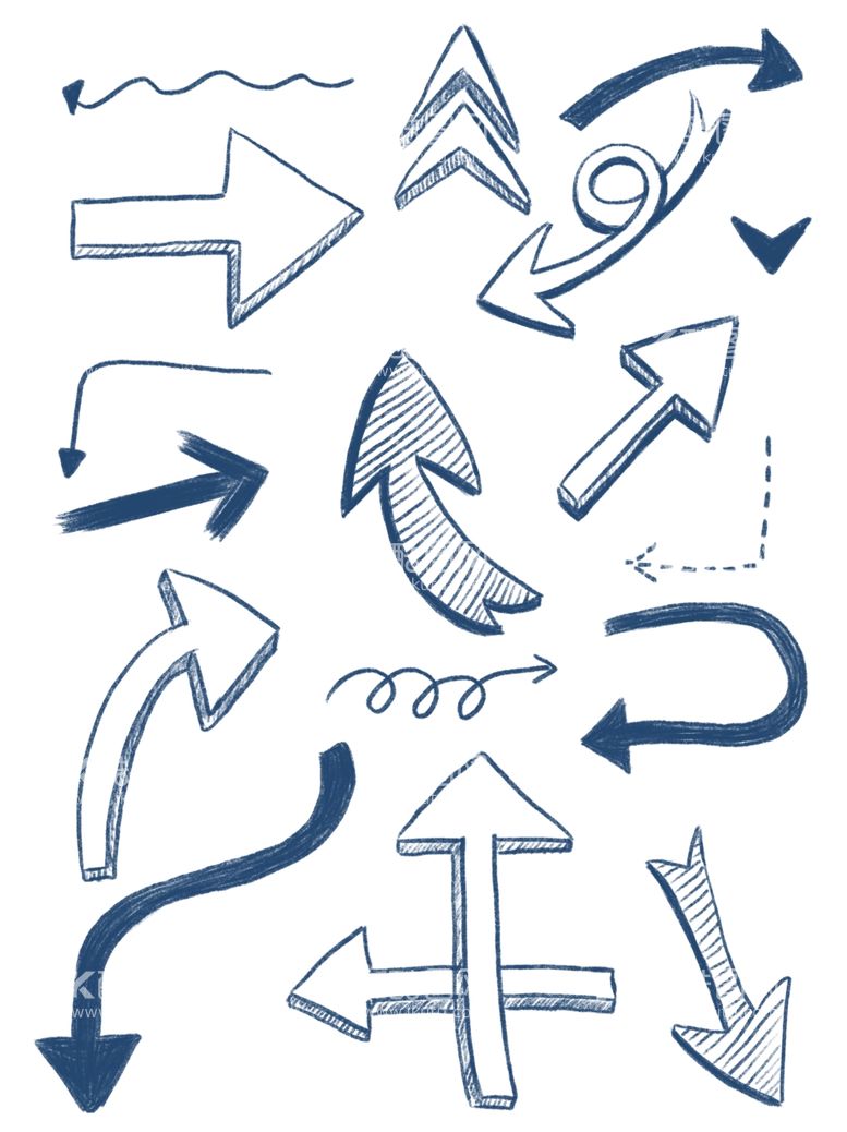 编号：91083812010125343124【酷图网】源文件下载-各类方向箭头
