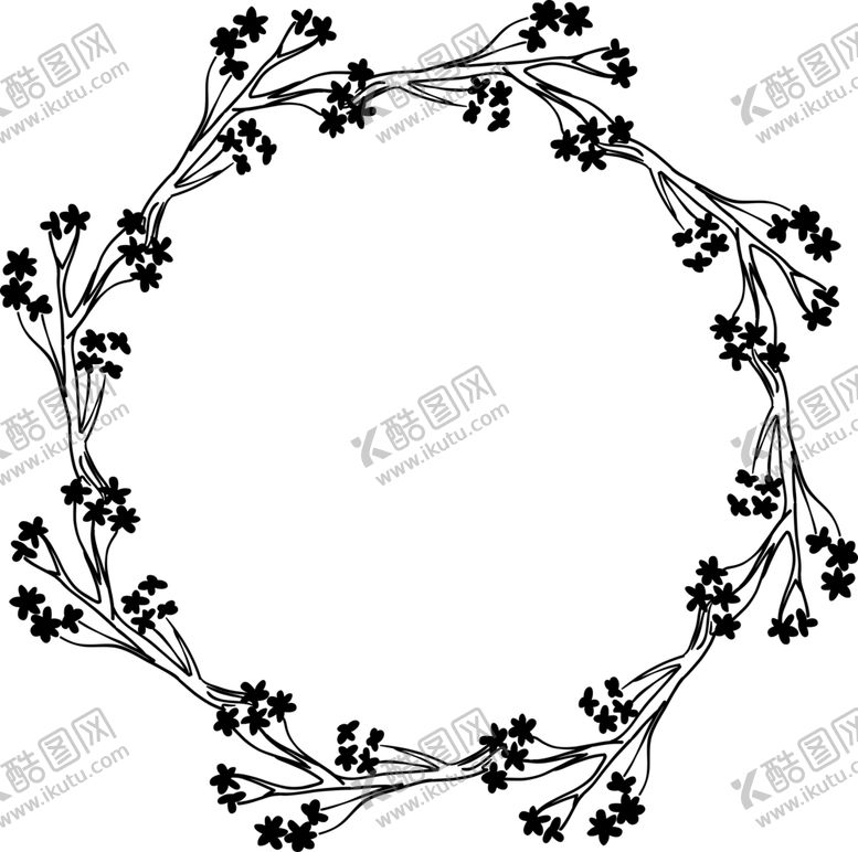 编号：76268605032138471897【酷图网】源文件下载-圆形花环