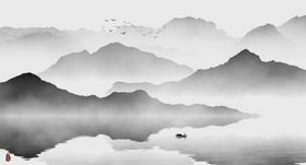 水墨山水画意境山
