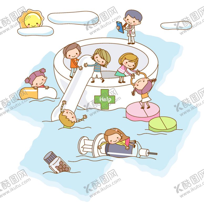 编号：80233910270125209501【酷图网】源文件下载-卡通医疗康复