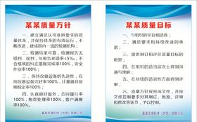 质量方针