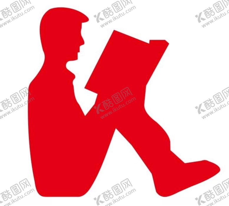 编号：84801109251740456451【酷图网】源文件下载-矢量读书剪影