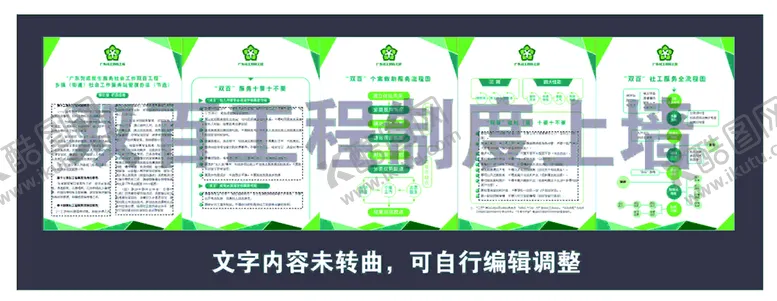 编号：47903509131042500435【酷图网】源文件下载-广东双百工程制度上墙logo流程