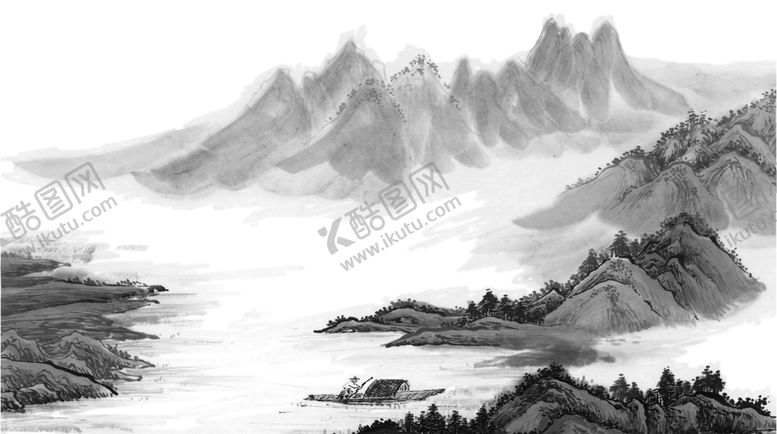 编号：85742609250754539097【酷图网】源文件下载-水墨山图片