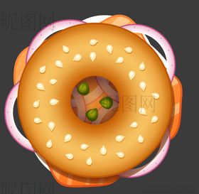 甜甜圈UI标识标志LOGO