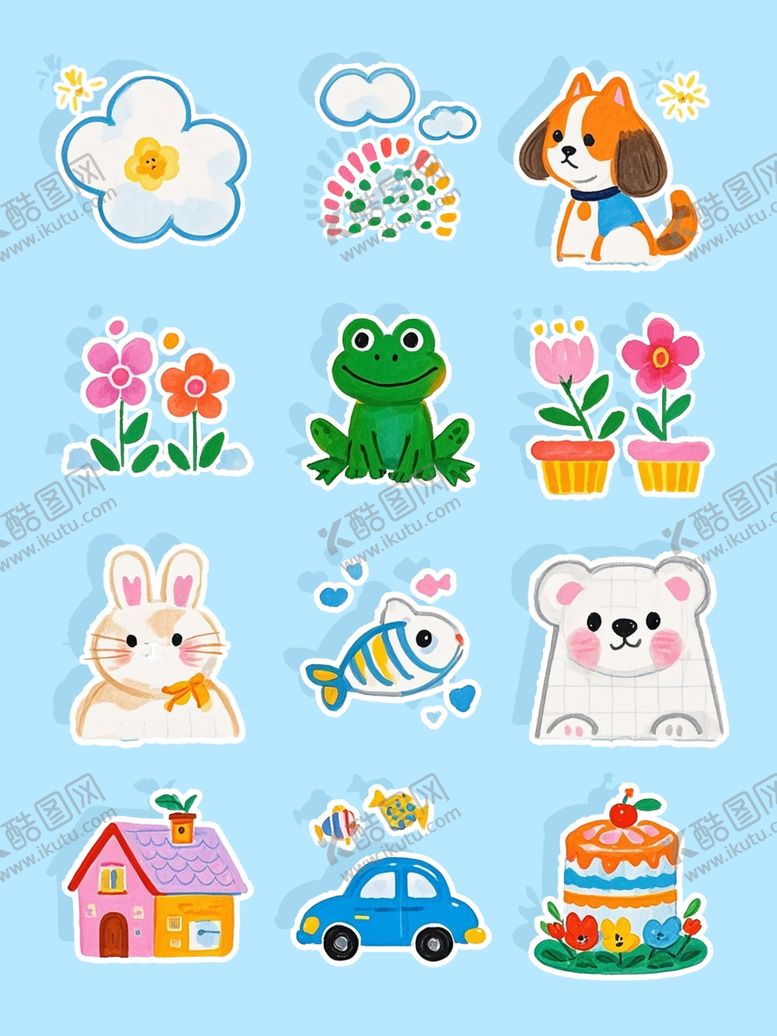 编号：69767409212218258393【酷图网】源文件下载-可爱卡通图案