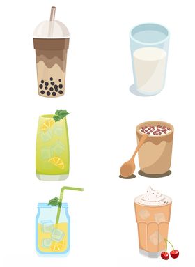 果汁奶茶