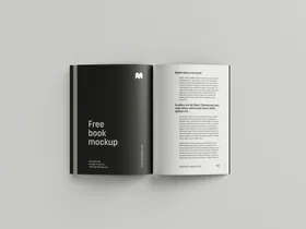 硬皮封面书籍画册效果图