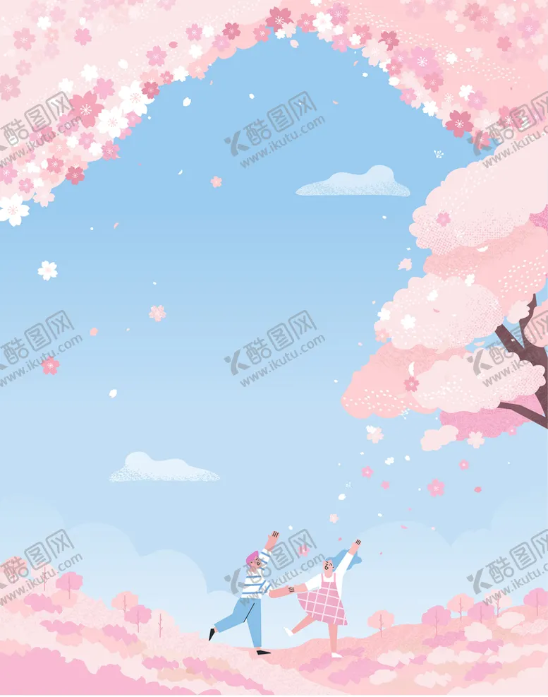 编号：05136809181301302378【酷图网】源文件下载-浪漫樱花