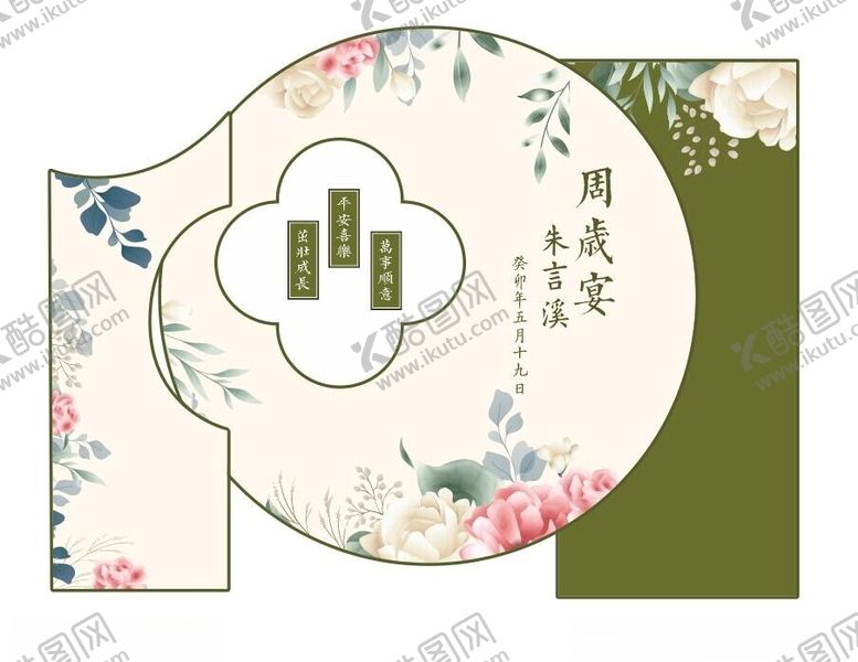编号：75085601270337104700【酷图网】源文件下载-新中式周岁宴生日