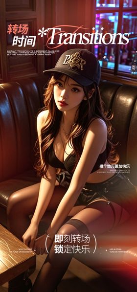 酒吧转场喝酒日常海报