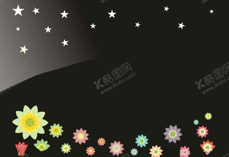 编号：47040110031928502744【酷图网】源文件下载-星空下的睡莲