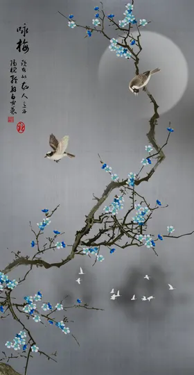 装饰画沙发背景墙轻奢三联