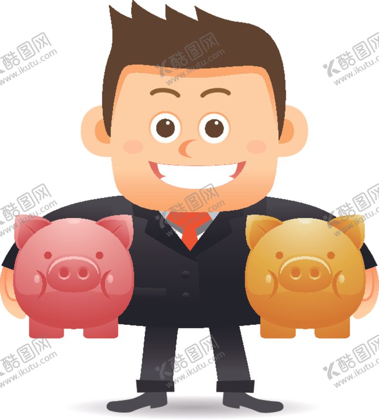 编号：65766910260117039868【酷图网】源文件下载-卡通商务男性