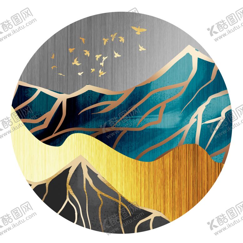 编号：13628005012034522478【酷图网】源文件下载-中国山水装饰画