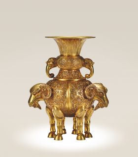 三阳开泰太平有象金樽器
