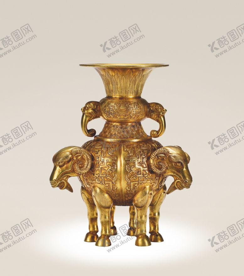 编号：40676409202214177306【酷图网】源文件下载-三阳开泰太平有象金樽器