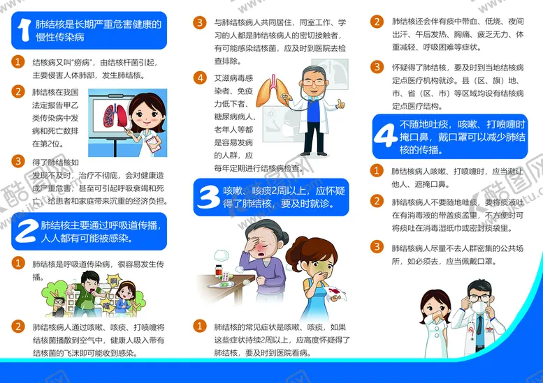 编号：36521710082017261398【酷图网】源文件下载-肺结核画册海报