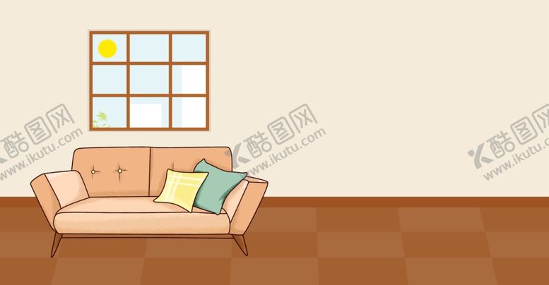 编号：79547207131234355663【酷图网】源文件下载-卡通室内背景图