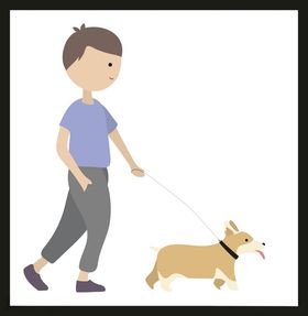手绘男人男孩卡通卡通动画动画