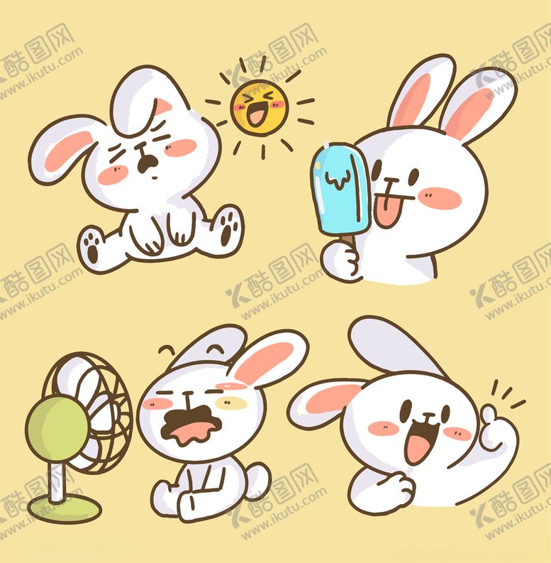 编号：91854710210902506144【酷图网】源文件下载-卡通兔子
