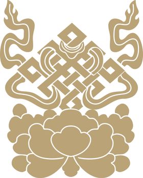 中式花纹纹理古典底矢量背景