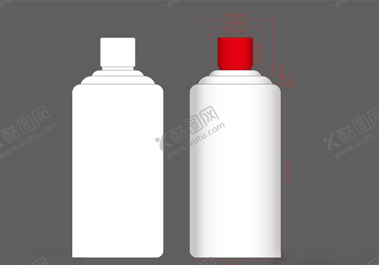 编号：55339010290807163236【酷图网】源文件下载-茅酒白瓶尺寸测量