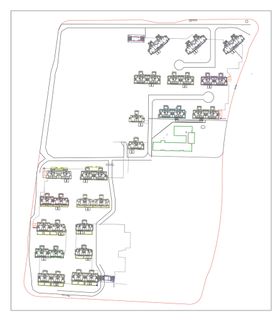 楼房建筑施工工地平面图