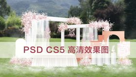 粉色梦幻婚礼效果图PSD